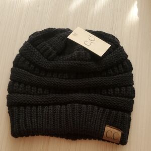 C.C Women's Black Knit Beanie